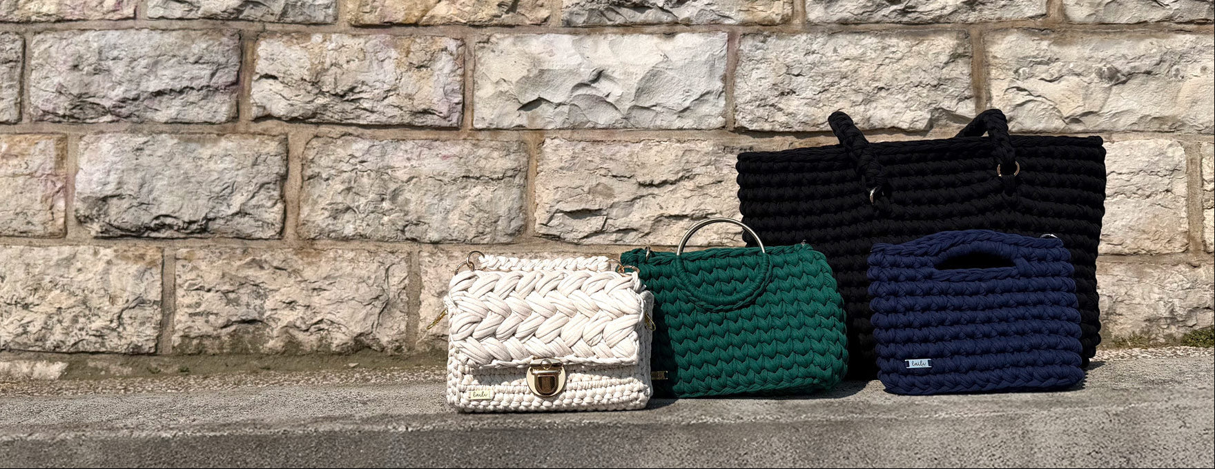 LAILI STUDIO 4 sacs en crochet