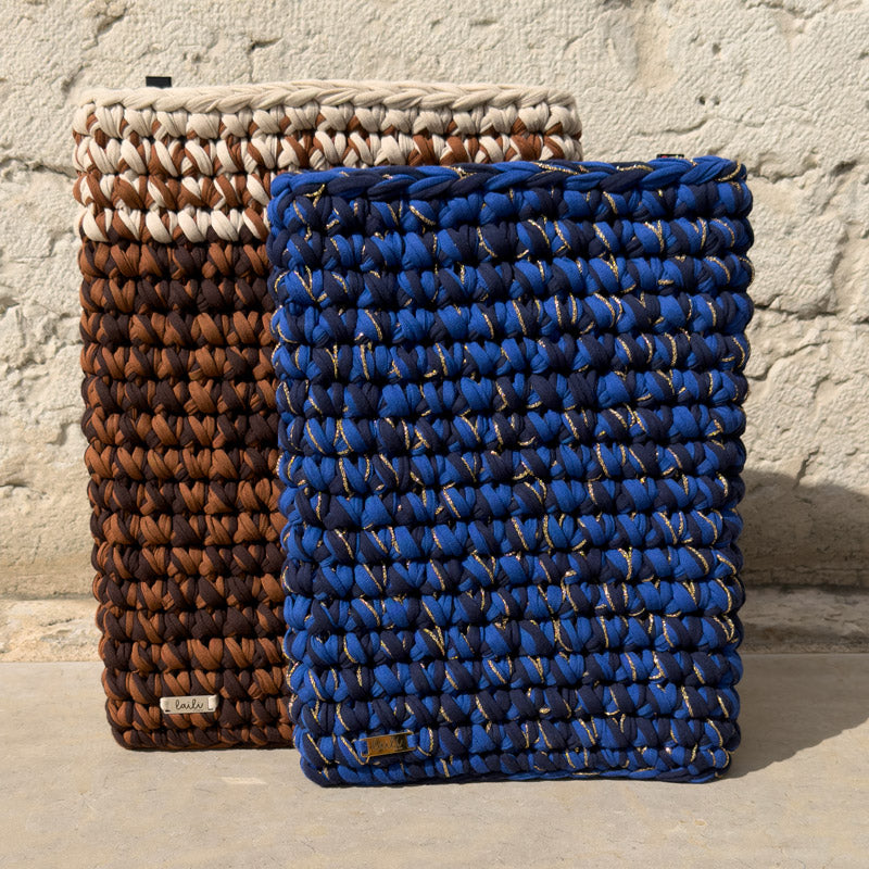 LAILI STUDIO pochettes d'ordinateur 13 et 16 pouces faites au crochet