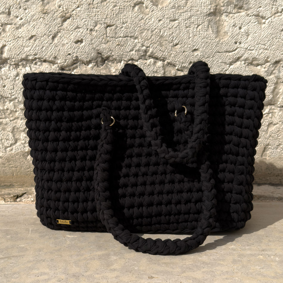 LAILI STUDIO tote bag ou sac de plage en crochet
